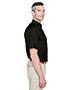 Harriton M500S Men Short Sleeve Twill Shirt With Stain-Release