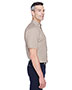 Harriton M500S Men Short Sleeve Twill Shirt With Stain-Release