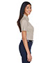 Harriton M500SW Women Short-Sleeve Twill Shirt With Stain-Release
