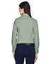 Harriton M500W Women Long-Sleeve Twill Shirt With Stain-Release