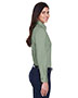 Harriton M500W Women Long-Sleeve Twill Shirt With Stain-Release