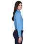 Harriton M500W Women Long-Sleeve Twill Shirt With Stain-Release