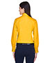 Harriton M500W Women Long-Sleeve Twill Shirt With Stain-Release