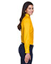 Harriton M500W Women Long-Sleeve Twill Shirt With Stain-Release