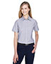 Ladies' Short-Sleeve Oxford with Stain-Release