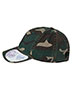 Womens Garment-Washed Fashion Print Cap