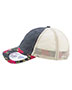 Womens Animal Print Mesh Back Cap
