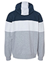 J America 8644JA  Mens Varsity Pullover Hooded Sweatshirt