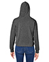 J America 8853JA Ladies Triblend Cropped Hooded Sweatshirt
