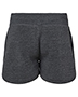 J America 8856JA  Ladies Triblend Fleece Short