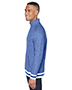 J America JA8703  Adult Peppered Fleece Quarter-Zip