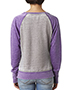 J America JA8927  Ladies Zen Contrast Crew