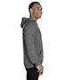 Adult Snow Heather Raglan Hooded Sweatshirt