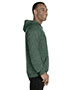 Adult Snow Heather Raglan Hooded Sweatshirt