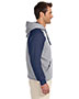 Nublend® Colorblocked Raglan Hooded Sweatshirt