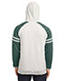 Unisex NuBlend Varsity Color-Block Hooded Sweatshirt