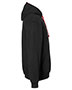 Adult 80/20 Midweight Varsity Contrast Hooded Sweatshirt