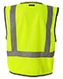 Economy Single Pocket Hook & Loop Mesh Vest