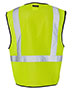 Single Pocket Zipper Mesh Class 2 Vest