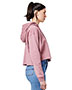 Ladies Cropped Fleece Hoodie