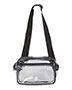 Clear Stadium 2-Pocket Fanny Pack/Crossbody Bag