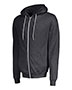 Unisex Retro Heather Full-Zip Hooded Sweatshirt