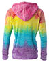 Women’s Courtney Burnout V-Notch Hooded Sweatshirt