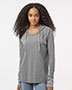 Women's Heathered Jersey Hooded Tunic