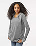 Women's Heathered Jersey Hooded Tunic