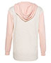 Women’s French Terry Hooded Pullover with Colorblocked Sleeves