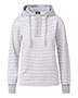 Heather Grey/ White Stripe