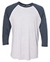 Indigo Sleeves/ Heather White Body