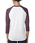 Unisex Triblend 3/4-Sleeve Raglan