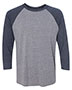 Vintage Navy Sleeves/ Premium Heather Body