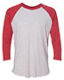 Vintage Red Sleeves/ Heather White Body