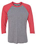 Vintage Red Sleeves/ Premium Heather Body