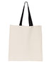 Contrast-Color Handle Tote