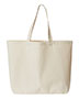 Jumbo Recycled Midweight Gusseted Canvas Tote