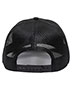 Structured Trucker With Solid Mesh Back Hat