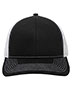 Structured Trucker With Solid Mesh Back Hat