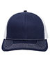 Structured Trucker With Solid Mesh Back Hat