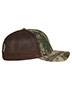 Structured Camo Trucker With Solid Mesh Back Hat