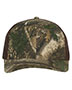 Structured Camo Trucker With Solid Mesh Back Hat