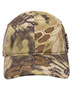 Unstructured Camo With Flag Hat