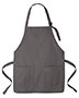 Port Authority<sup> ®</sup> Medium-Length Two-Pocket Bib Apron. A601