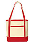 Port Authority<sup>®</sup> Medium Cotton Canvas Boat Tote. BG412