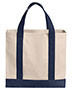 Port Authority<sup>®</sup> Cotton Canvas Two-Tone Tote BG429