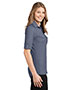 <b>DISCONTINUED</b> Port Authority<sup>®</sup> Ladies Oxford Pique Double Pocket Polo. L557