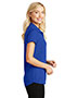 Port Authority<SUP>®</SUP> Ladies Pinpoint Mesh Zip Polo. L580