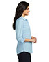 <b>DISCONTINUED</b> Port Authority<sup>®</sup> Ladies 3/4-Sleeve Micro Tattersall Easy Care Shirt. LW643
